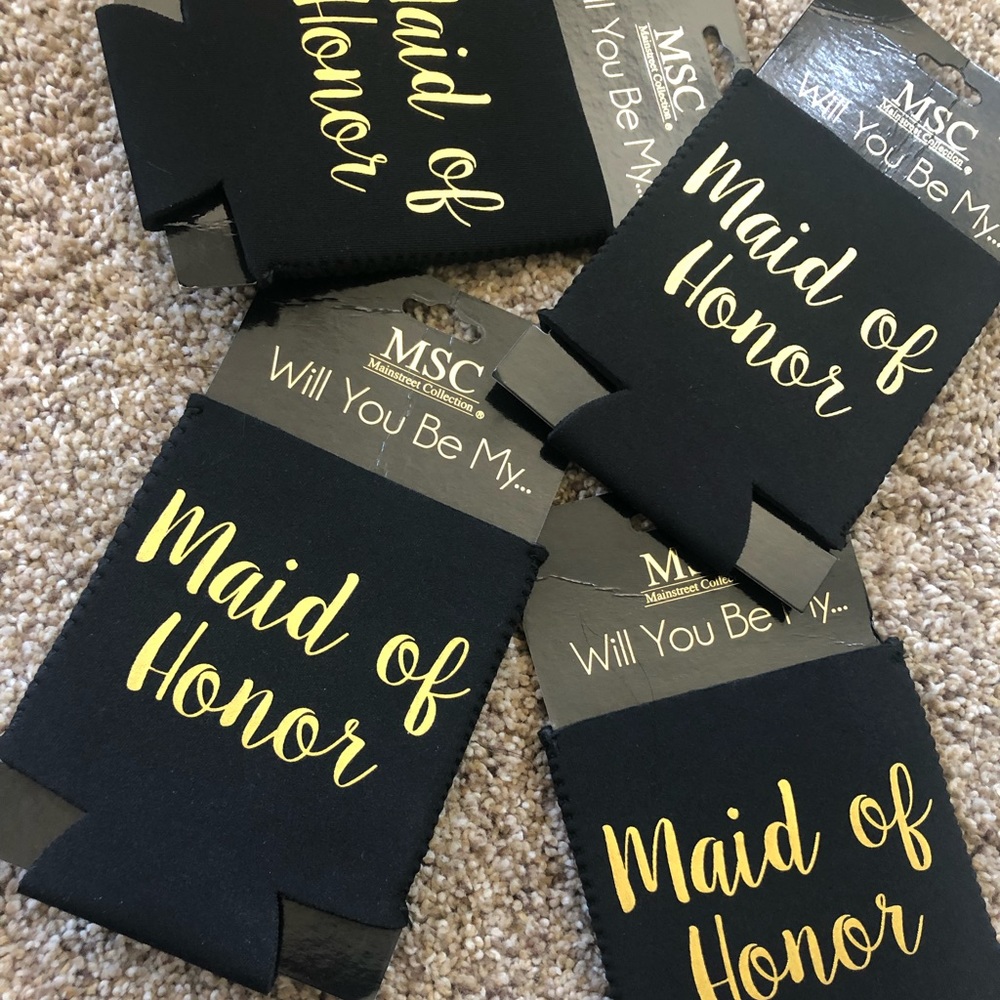 Maid of honor koozies!